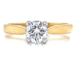 Load image into Gallery viewer, 18ct Diamond Solitaire Ring TDW 0.60ct
