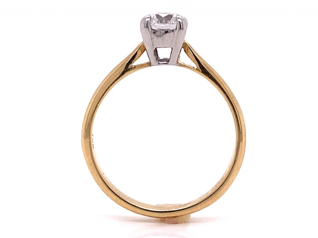18ct diamond solitaire ring tdw 0