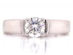 Load image into Gallery viewer, 18ct White Gold Diamond Solitaire Ring TDW 0.55ct
