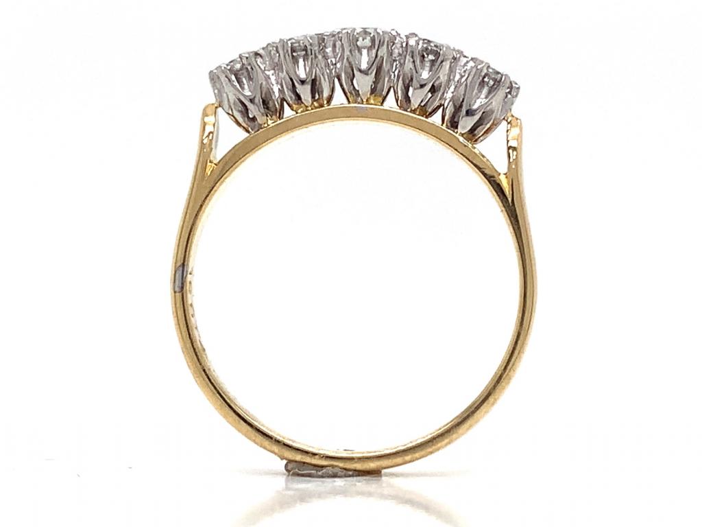 18ct five diamond ring tdw 0