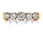 Load image into Gallery viewer, 18ct Five Diamond Ring TDW 0.47ct
