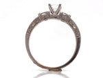 Load image into Gallery viewer, 14ct White Gold Princess Cut Diamond Solitaire Ring TDW 0.55ct
