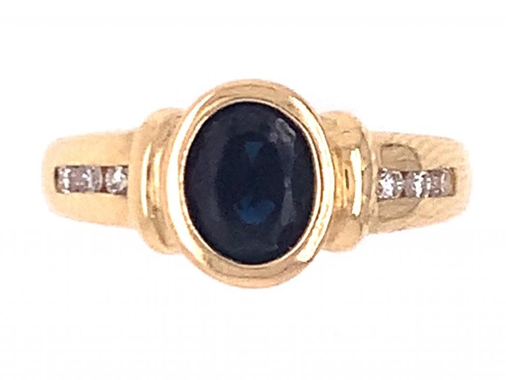 3811066 18ct sapphire diamond ring tdw 0
