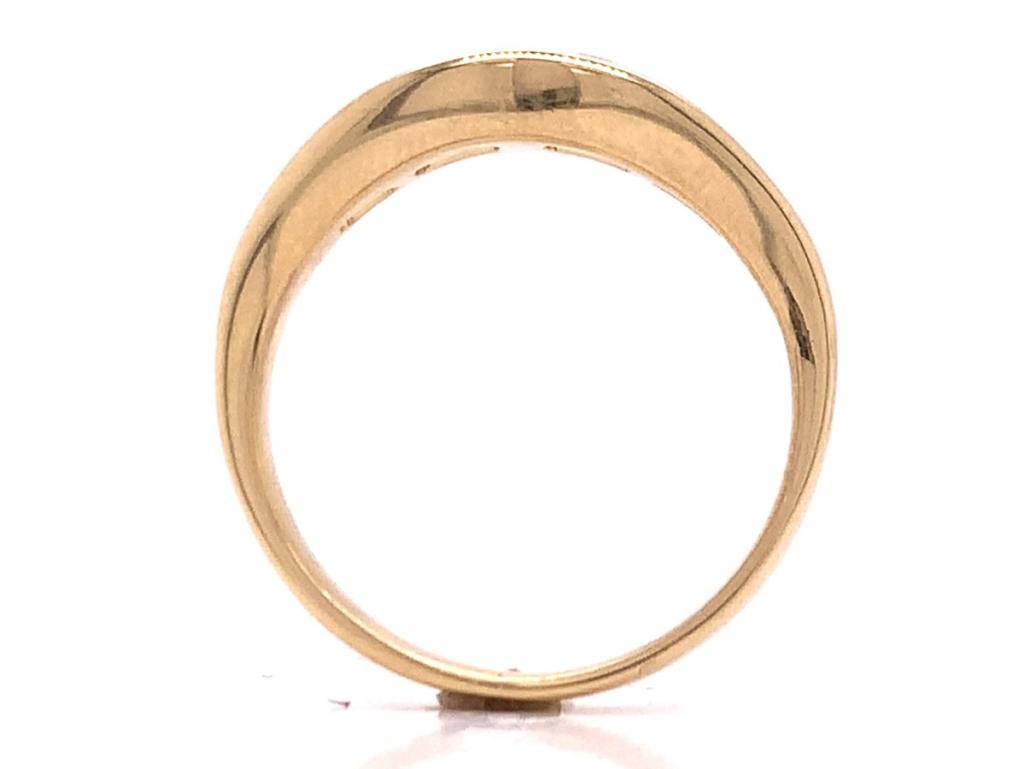 18ct diamond curved eternity ring tdw 0