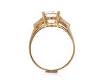Load image into Gallery viewer, 14ct Cubic Zirconia Deco Ring
