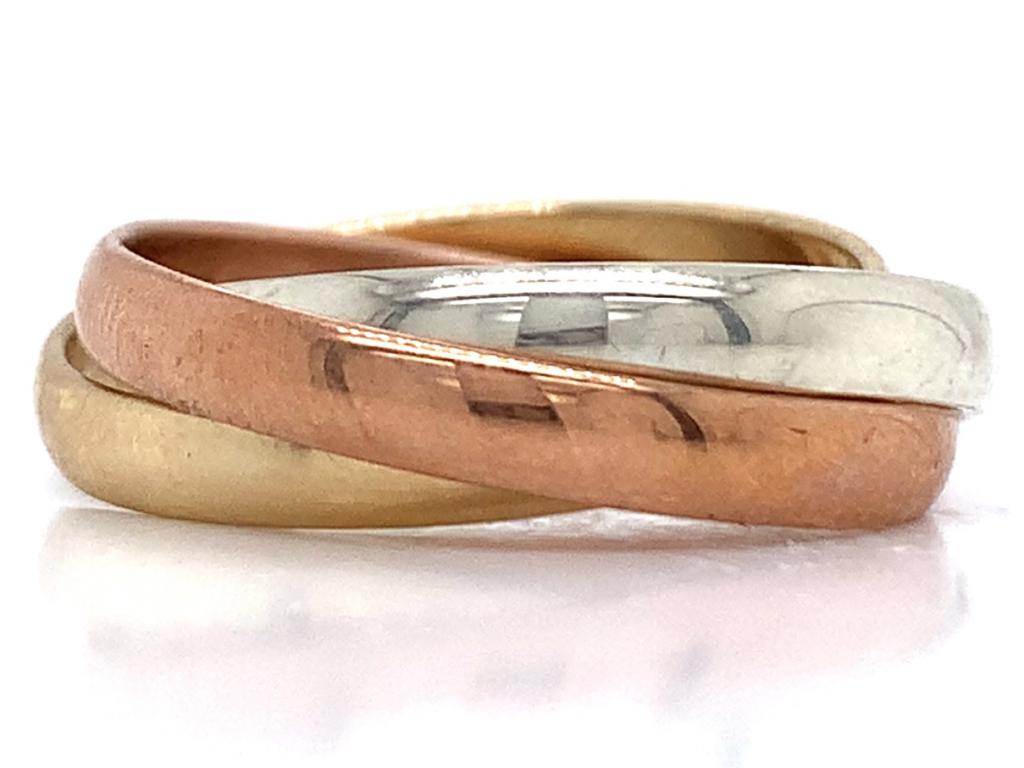 3811122 9ct tri gold russian wedder