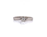 Load image into Gallery viewer, 9ct White Gold Diamond Solitaire Ring
