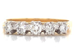 Load image into Gallery viewer, 18ct Five Diamond Eternity Ring TDW 0.30ct
