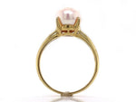 Load image into Gallery viewer, 18ct Akoya Pearl Solitaire Ring
