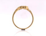 Load image into Gallery viewer, 18ct Diamond Curved Ring TDW 0.11ct
