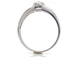 Load image into Gallery viewer, 18ct White Gold Rubover Diamond Ring TDW 0.45ct
