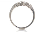 Load image into Gallery viewer, Platinum Four Diamond Ring TDW 0.74ct
