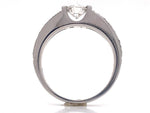 Load image into Gallery viewer, 9ct White Gold Diamond Split Shoulder Ring TDW 0.65ct
