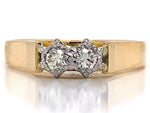 Load image into Gallery viewer, 18ct Two Diamond Ring TDW 0.25ct

