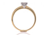 Load image into Gallery viewer, 18ct Princess Cut Diamond Solitaire Ring TDW 0.35ct
