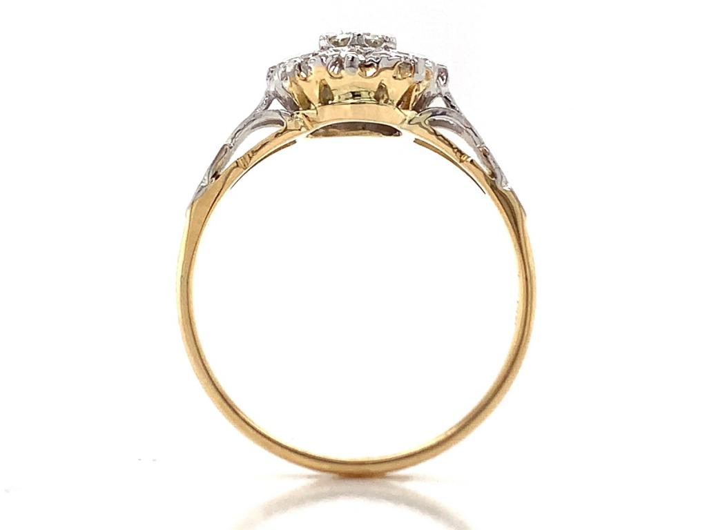18ct diamond cluster ring tdw 0