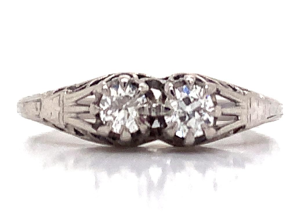 3811608 platinum 2 diamond ring tdw 0