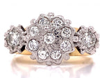 Load image into Gallery viewer, 18ct Diamond Cluster Ring TDW 0.80ct
