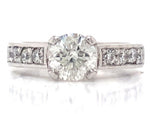 Load image into Gallery viewer, 18ct White Gold Diamond Solitaire ring TDW 1.49ct
