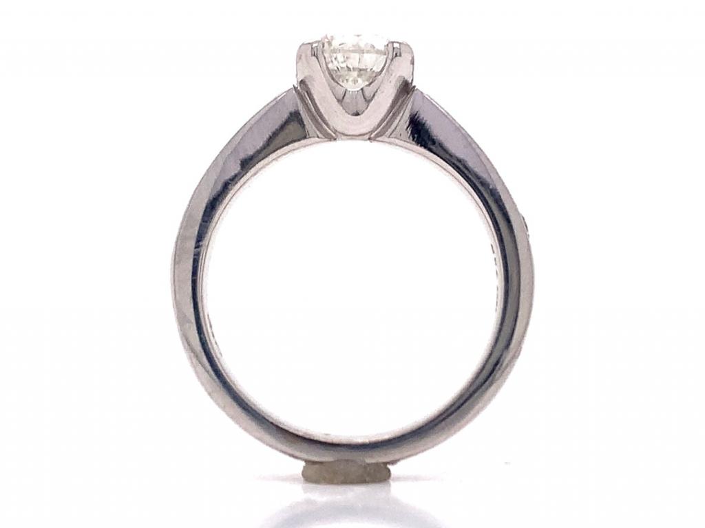 18ct White Gold Diamond Solitaire ring TDW 1.49ct