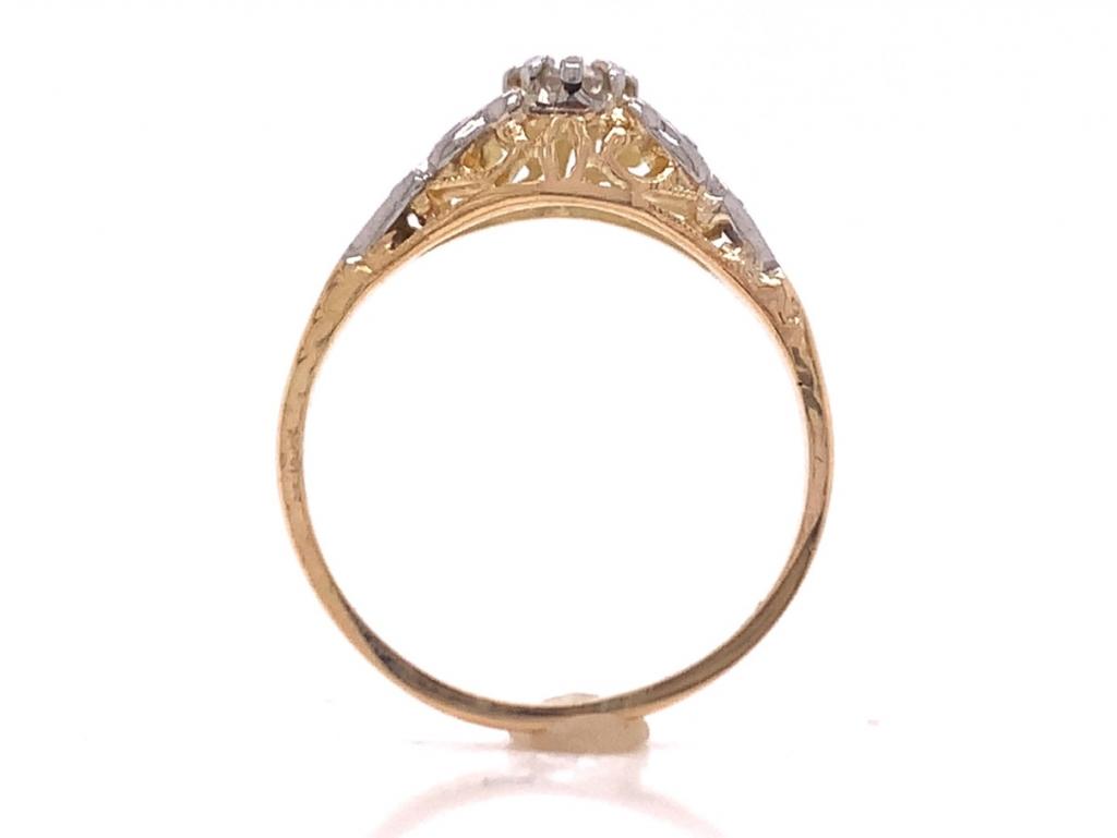 18ct Diamond Solitaire Ring TDW 0.20ct