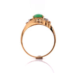 Load image into Gallery viewer, 14ct Jadite Diamond Ring
