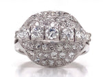 Load image into Gallery viewer, 9ct White Gold Multi Diamond Deco Ring TDW 1.30ct
