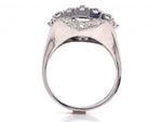 Load image into Gallery viewer, 9ct White Gold Multi Diamond Deco Ring TDW 1.30ct
