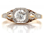 Load image into Gallery viewer, 18ct Diamond Solitaire Ring TDW 0.45ct
