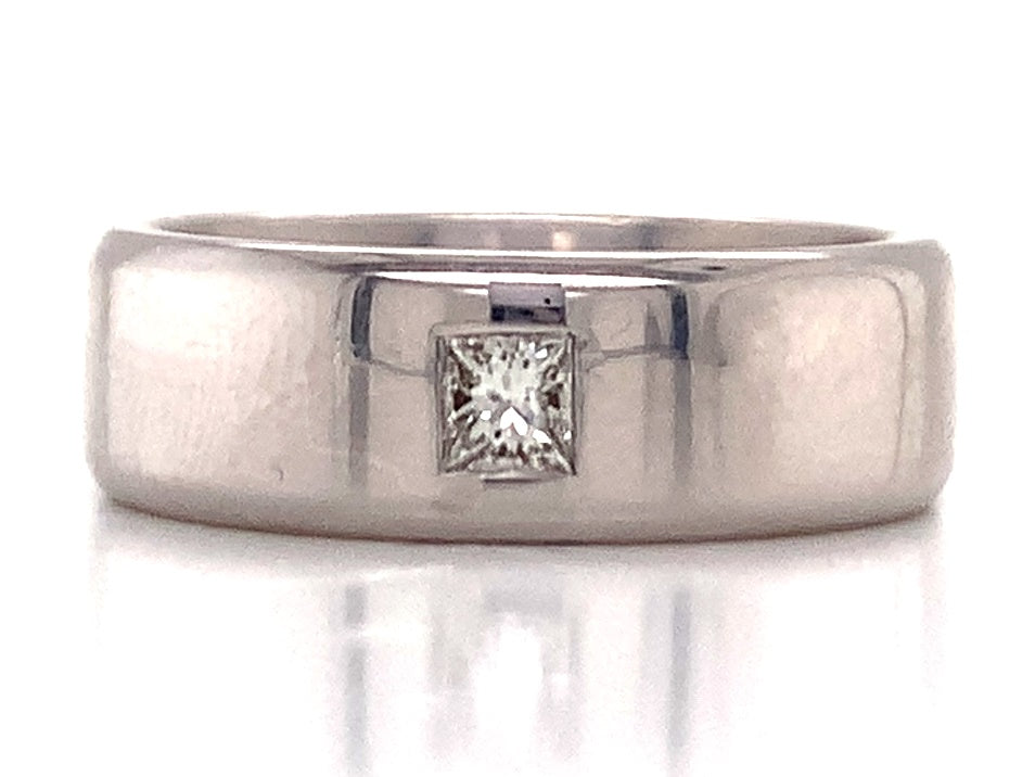 10ct White Gold Princess Diamond Ring TDW 0.15ct