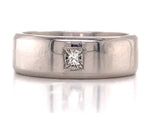 Load image into Gallery viewer, 10ct White Gold Princess Diamond Ring TDW 0.15ct
