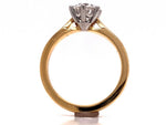 Load image into Gallery viewer, 18ct/Platinum Diamond Solitaire Ring TDW 1.01ct
