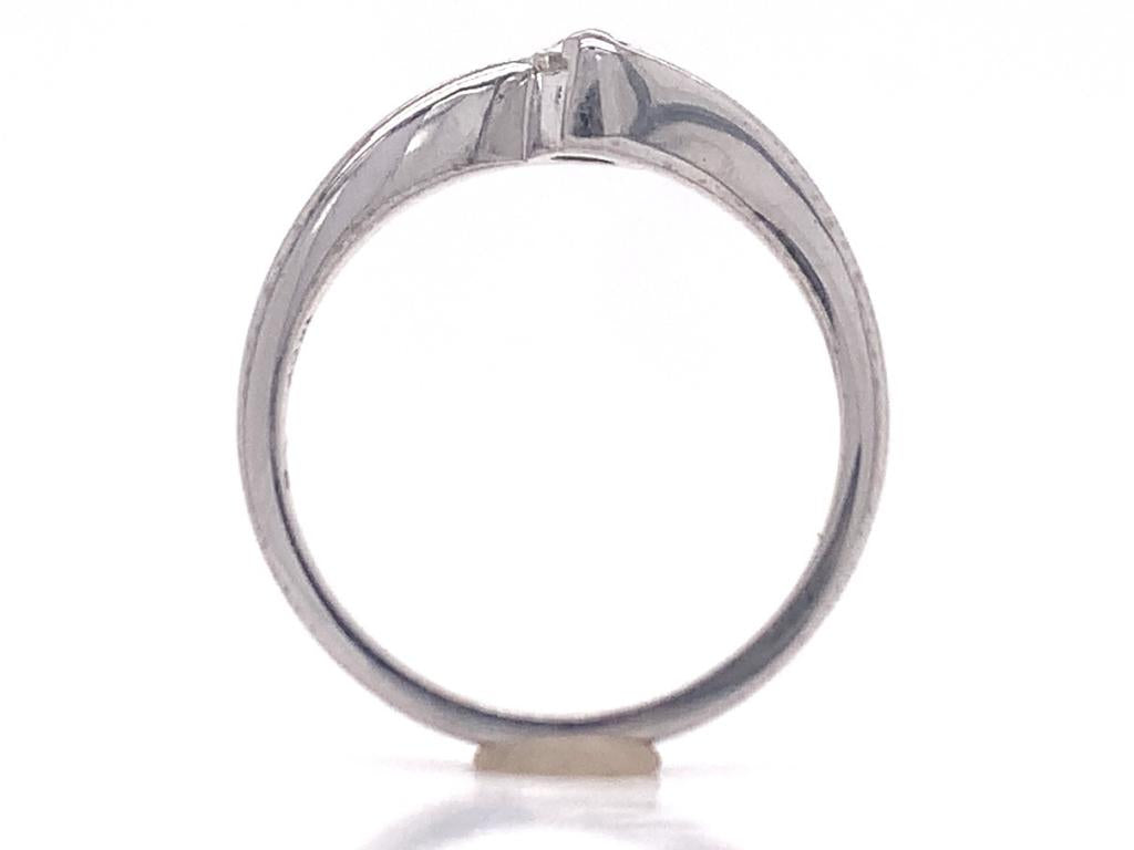 18ct white gold diamond solitaire ring tdw 0