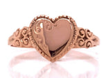 Load image into Gallery viewer, 9ct Rose Heart Signet Ring
