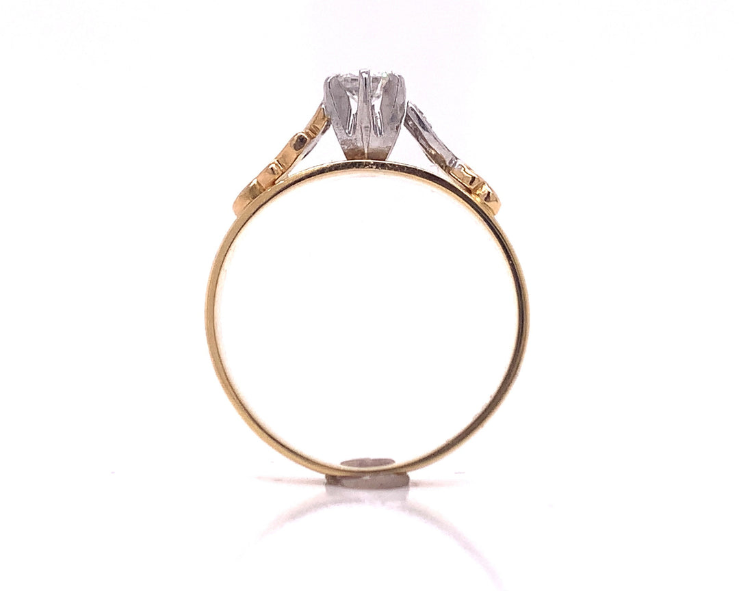 18ct Diamond Solitaire Ring TDW 0.20ct