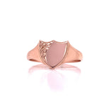 Load image into Gallery viewer, 9ct Rose Shield Signet Ring
