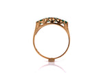 Load image into Gallery viewer, 9ct Emerald Diamond Bridge Ring

