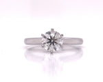 Load image into Gallery viewer, 18ct White Gold Diamond Solitaire Ring TDW 1.05ct
