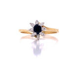 Load image into Gallery viewer, 18ct Sapphire Diamond Ring
