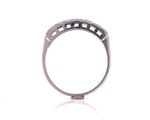 Load image into Gallery viewer, 18ct White Gold Ruby Diamond Eternity Ring TDW 0.11ct
