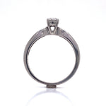 Load image into Gallery viewer, 18ct White Gold Diamond Solitaire Ring TDW 0.46ct
