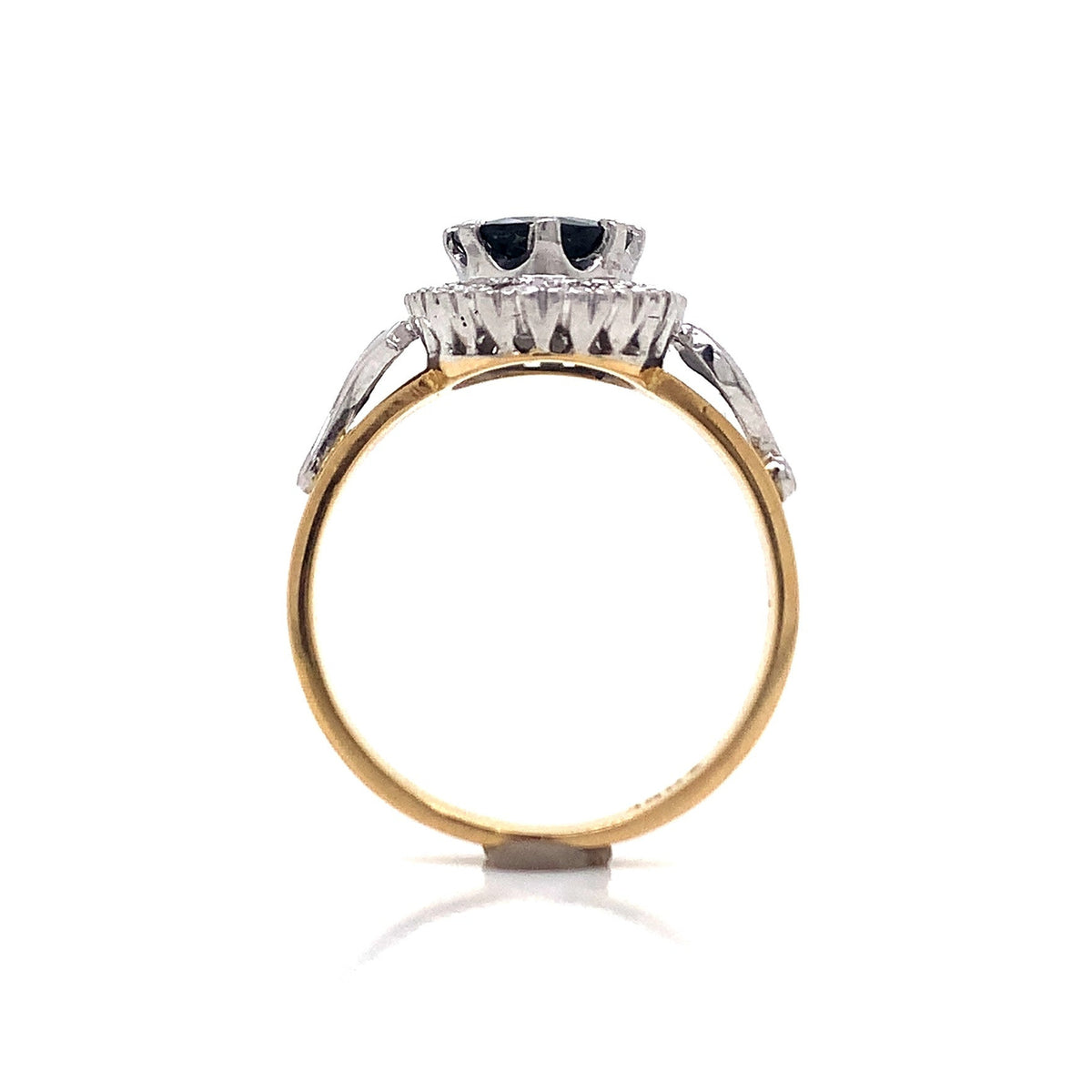 18ct sapphire diamond ring tdw 0