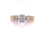 Load image into Gallery viewer, 18ct Three Diamond Ring TDW 0.35ct
