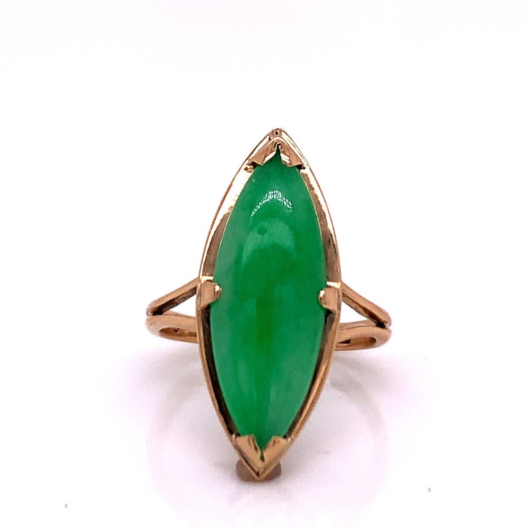14ct Jadite Dress Ring