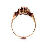 Load image into Gallery viewer, 9ct Garnet Opal Cluster Ring
