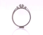 Load image into Gallery viewer, 10ct White Gold Three Diamond Ring TDW 0.50ct
