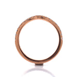 Load image into Gallery viewer, 18ct Rose Diamond V Shape Ring TDW 0.23ct
