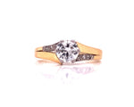 Load image into Gallery viewer, 18ct Diamond Solitaire Ring TDW 0.85ct
