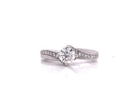 Load image into Gallery viewer, 18ct White Gold Diamond Solitaire Ring TDW 1.00ct

