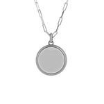 Load image into Gallery viewer, Stow Sterling Silver Medium Faceted Glass Locket
